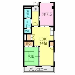 サンパーク手越の物件間取画像